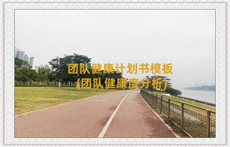 团队健康计划书模板(团队健康度分析)